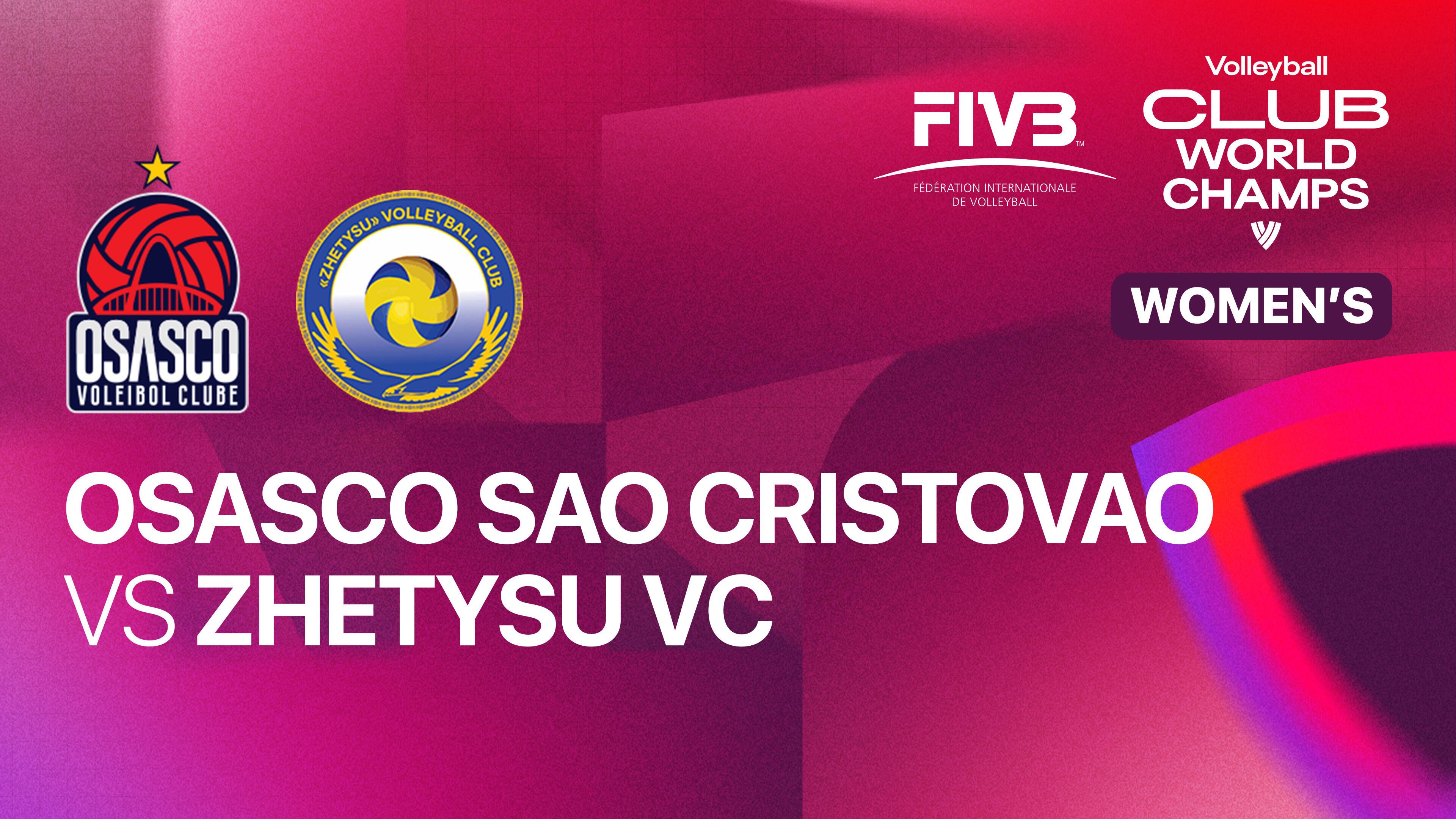 Osasco Sao Cristovao Saude vs Zhetysu VC