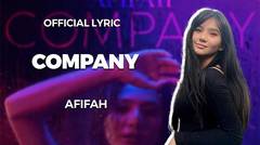 Afifah - Company (Official Lyric)