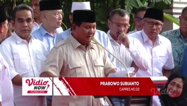 Konferensi Pers Capres No Urut 02 Prabowo Subianto.