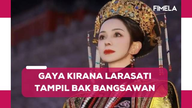 Pesona Magis Kirana Larasati, Tampil Memukai dalam Balutan Busana Kerajaan China