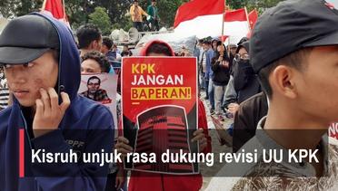 Kisruh unjuk rasa dukung revisi UU KPK