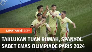 Spanyol Rebut Emas Sepak Bola Putra Olimpiade Paris 2024, Prestasi Tahun 1992 Terulang! | Liputan 6