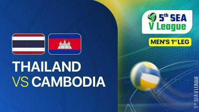 Men: Thailand vs Cambodia - Full Match | SEA VLeague 2025