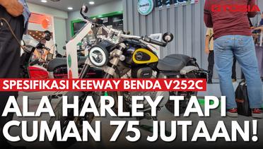 Keeway Benda V252C, Ala Harley Tapi Cuma RP 75 Jutaan!