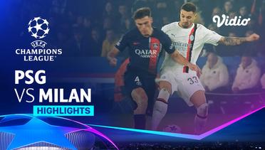 PSG vs Milan - Highlights | UEFA Champions League 2023/24
