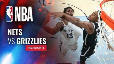 Brooklyn Nets vs Memphis Grizzlies - Highlights | NBA Regular Season 2023/24