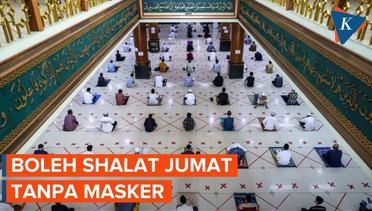 Ketua MUI DKI Jakarta Mempersilakan Jemaah untuk Melaksanakan Shalat Jumat Tanpa Masker