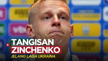 Tangisan Bek Man City dan Timnas Ukraina, Oleksandr Zinchenko Jelang Laga Play-off Kualifikasi Piala Dunia 2022