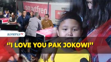 Momen Bocah SD Ingin Foto Bareng Presiden Jokowi di Bakmi Pak Pele Yogyakarta