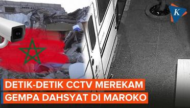 Detik-detik Gempa di Maroko yang Terekam Kamera CCTV