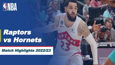 Match Highlights | Toronto Raptors vs Charlotte Hornets | NBA Regular Season 2022/23