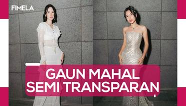 Laura Basuki dan Shenina Cinnamon Tampil Gaun Semi Transparan di Busan International Film Festival