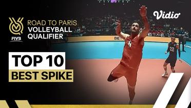 Top 10 Best Spikes | Men's FIVB Road to Paris Volleyball Qualifier 2023