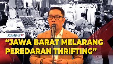 Ridwan Kamil Minta Masyarakat Tidak Jual Pakaian Bekas Impor di Jawa Barat
