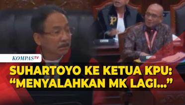 Ingatkan Ketua KPU Hasyim Asy'ari, Hakim Suhartoyo: Buru-Buru Menilai, Menyalahkan MK Lagi