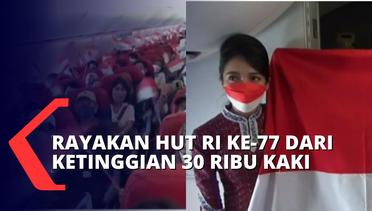Penumpang Pesawat Rute Jakarta-Pontianak Nyanyikan Lagu Kemerdekaan dari Ketinggian 30 Ribu Kaki!