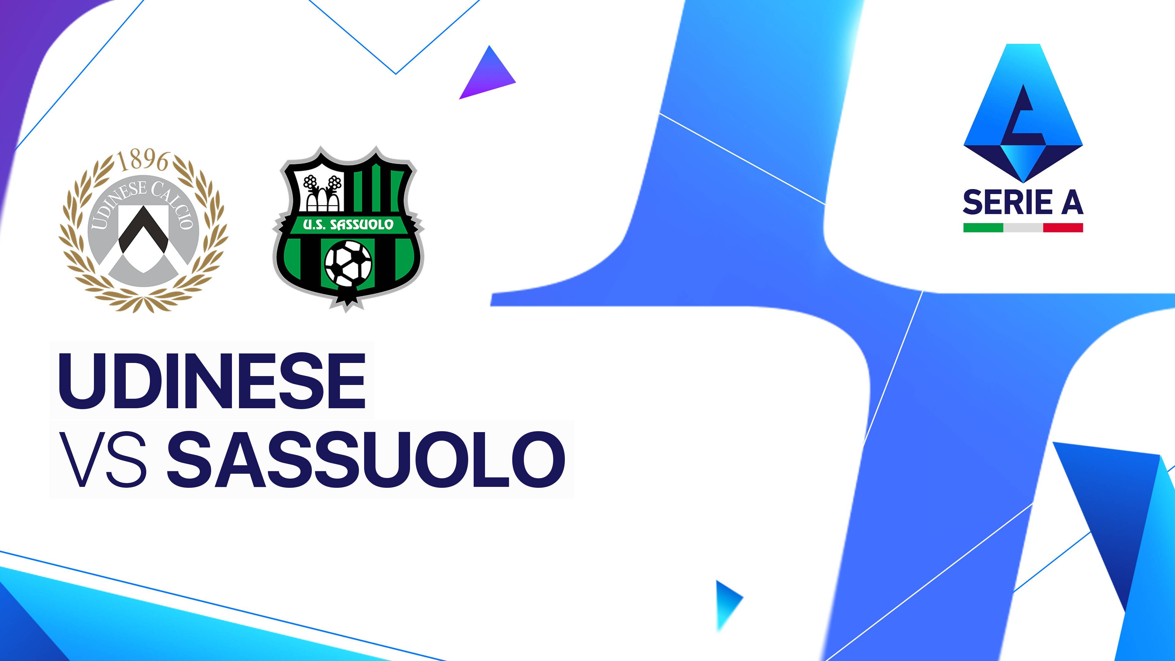 Udinese Calcio vs Sassuolo Calcio