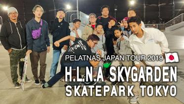 Indonesian SEA Games 2019 Skateboarding Team goes to H.L.N.A. Skygarden Skate Park, Tokyo
