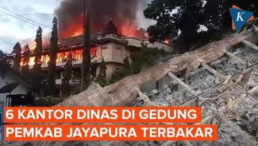 Gedung Pemkab Jayapura Terbakar untuk Kali Ketiga, 6 Kantor Dinas Ludes