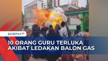 Perayaan Hari Guru Berujung Bencana, Balon Gas Meledak saat Hendak Dilepas ke Udara!