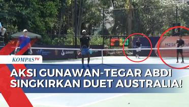 Keseruan Gunawan -Tegar Abdi Menang Atas Duet Australia-India di ITF M25 Seri 11 Jakarta!