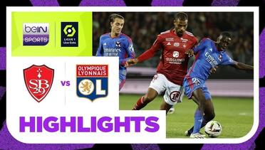 Brest vs Lyon - Highlights | Ligue 1 2023/2024