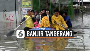 Kota Tangerang Dilanda Banjir 328 KK Mengungsi