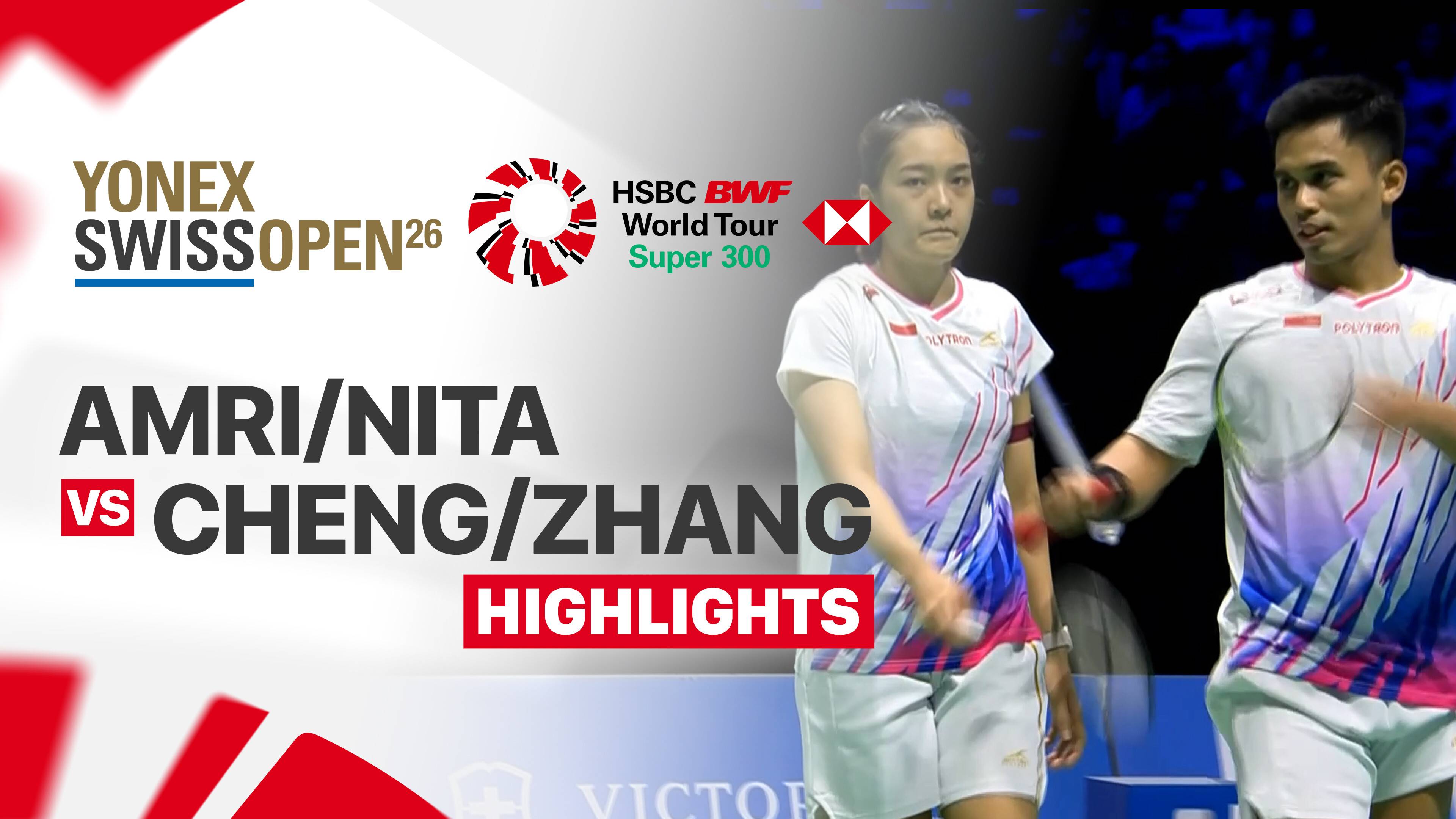 Amri Syahnawi/Nita Violina Marwah (INA) vs Cheng Xing/Zhang Chi (CHN) - Mixed Doubles Semifinals | YONEX Swiss Open 2026