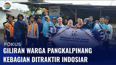 Traktir Warga Pangkalpinang, Indosiar Juga Berikan Bantuan Modal untuk Pemilik Warung | Fokus