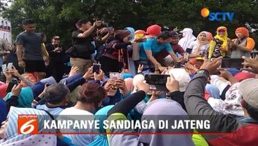 Aksi Sandiaga Uno Pimpin Senam di Hadapan Warga Purwokerto, Jawa Tengah - Liputan 6 Pagi