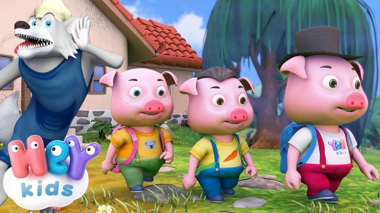 Heykids - Stories for Kids - The Three Little Pigs story. Fairy Tales and  Short Stories for Kids (2021) | Vidio