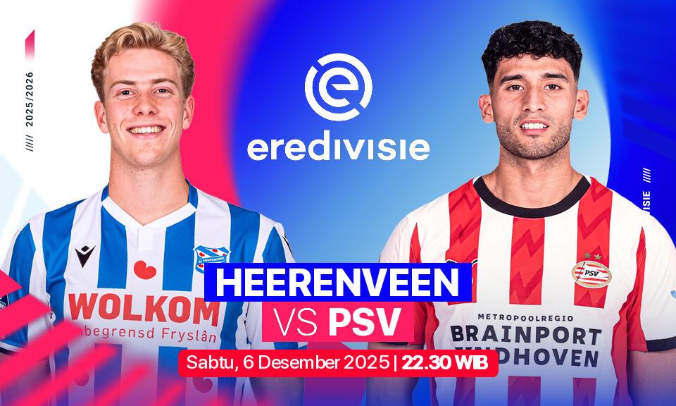 Heerenveen vs PSV