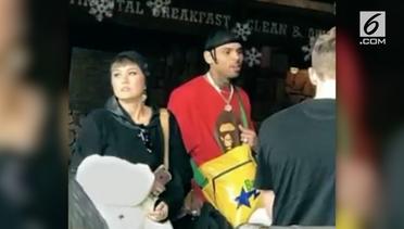 Agnez Mo Kepergok Kencan Bareng Chris Brown di Disneyland
