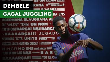 Momen Pemain Termahal Barcelona Gagal Juggling