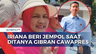 Ibu Negara Iriana Kembali Beri Jempol saat Ditanya Gibran Jadi Cawapres Prabowo