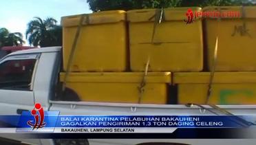 1,3 Ton Daging Celeng Tertangkap di Pelabuhan Bakauheni Lampung