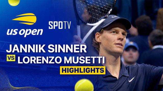 Jannik Sinner vs Lorenzo Musetti - Highlight | US Open 2025
