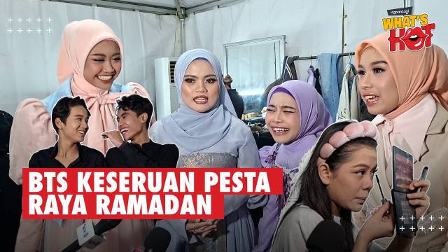 Behind The Scene Pesta Raya Ramadan, Melly Lee Sibuk Makeup Sendiri - Arbil & Eby Bekerja Keras GR