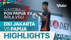 Highlights | DKI Jakarta 3 vs 1 Papua | Uji Coba Bola Voli PON XX Papua