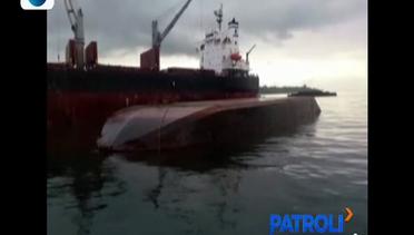 Petugas Lakukan Pencarian Abk Kapal Tongkang yang Terbalik di Maluku - Patroli
