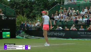 Match Highlights | Beatriz Haddad Maia vs Tereza Martincova | WTA Rothesay Open Nottingham 2022