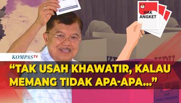 Soal Hak Angket Pemilu, Jusuf Kalla: Kalau Tidak Ada Apa-Apa, Tak Usah Khawatir