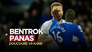 Liga Inggris: Bentrok Panas Abdoulaye Doucoure Vs Harry Kane saat Everton Hadapi Tottenham Hotspur