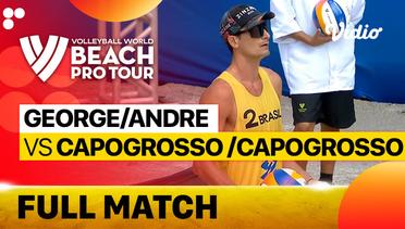 Full Match | George/Andre (BRA) vs Capogrosso N/Capogrosso T (ARG) | Beach Pro Tour - Challenge Itapema, Brazil 2023