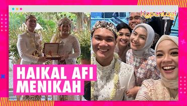 Pernikahan Haikal AFI dan Mia Ismi Halida, Mempelai Ganteng dan Cantik Penuh Kebahagiaan