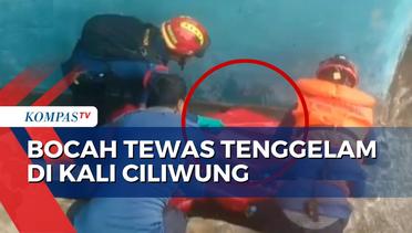Terekam CCTV, Detik-Detik Bocah 6 Tahun Tenggelam di Kali Ciliwung