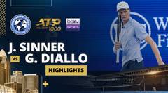 J. Sinner vs G. Diallo - Highlights | ATP Cincinnati Open 2025