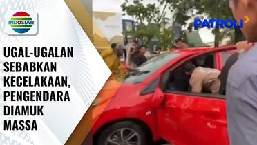 Ugal-Ugalan Sebabkan Kecelakaan, Mobil di Banjarmasin jadi Sasaran Amuk Massa | Patroli