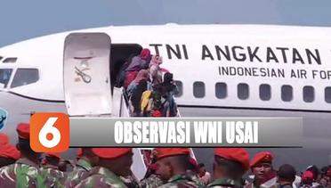 Observasi Usai, WNI Diterbangkan ke Jakarta Dengan 3 Pesawat