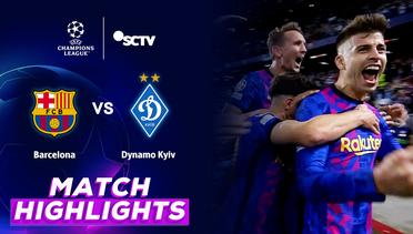 Barcelona VS Dynamo Kyiv - Highlights UEFA Champions League 2021/2022